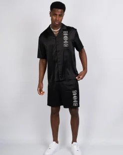 Black 2.0 Badge Resort Shirt