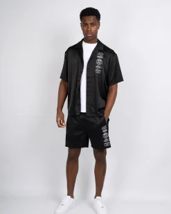 Black 2.0 Badge Resort Shirt