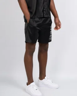 Black 2.0 Badge Resort Shorts