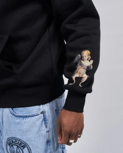 Black Angelo Product Of Mercier Zip Hoodie