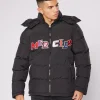 Black Anonymous Puffer Jacket
