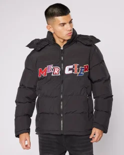 Black Anonymous Puffer Jacket