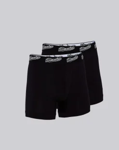 Black Baseball Boxer Shorts 2PK