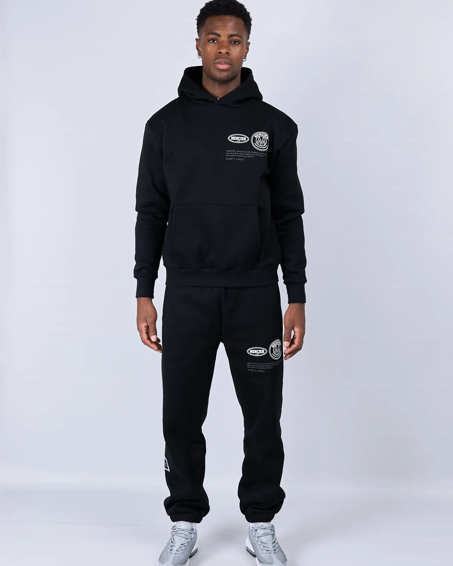 Black Grey Caruso Joggers
