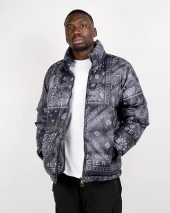 Black Grey Paisley Mercier Jacket