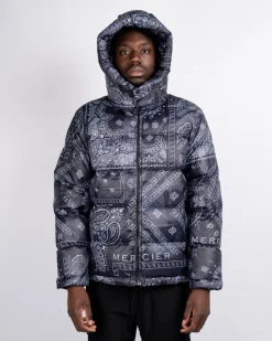 Black Grey Paisley Mercier Jacket