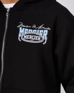 Black Maison De Mercier Zip Hood