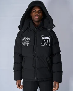 Black Mercier Academy Puffer Jacket