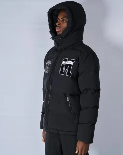 Black Mercier Academy Puffer Jacket