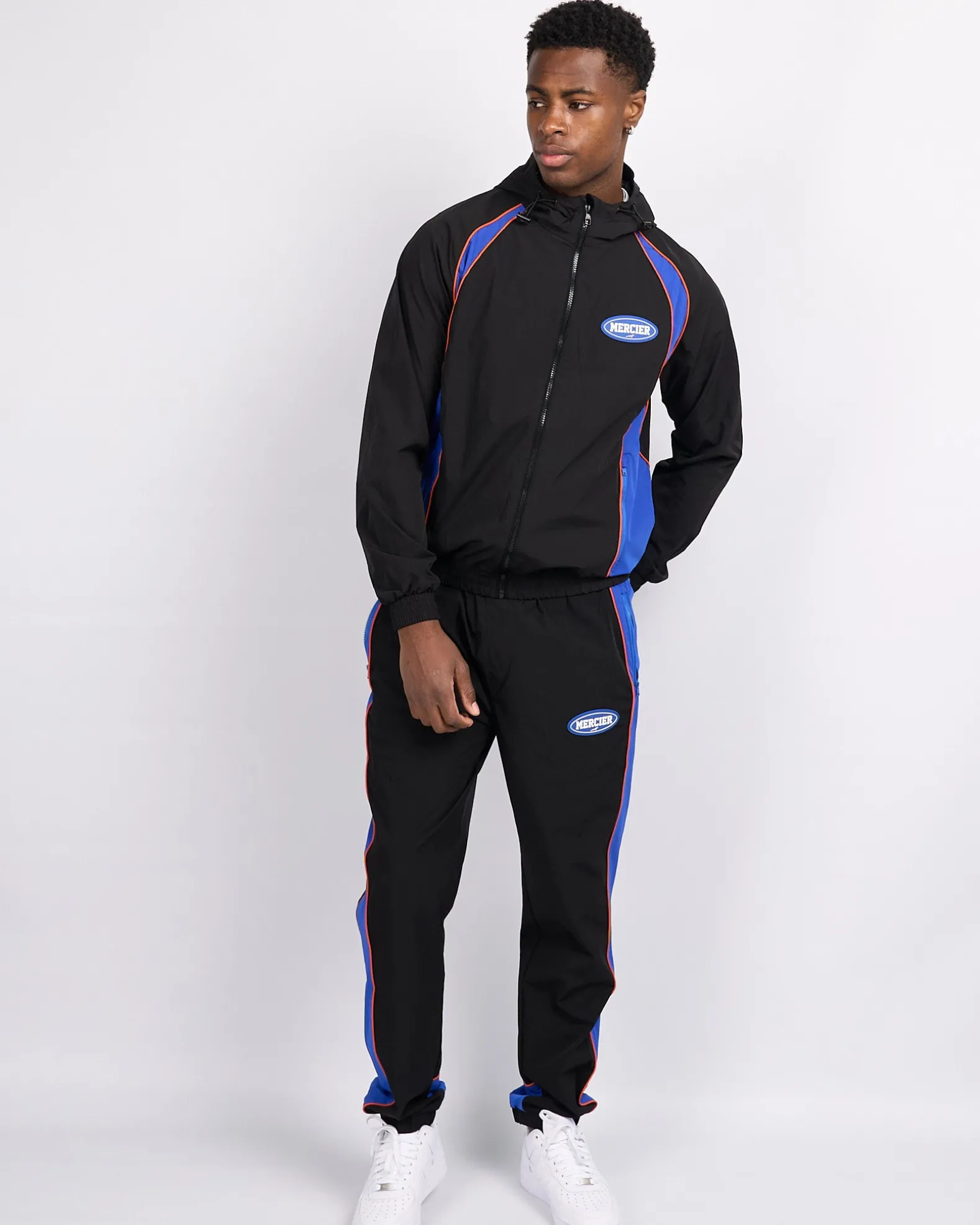 Black Mercier Maison Racer Track Top