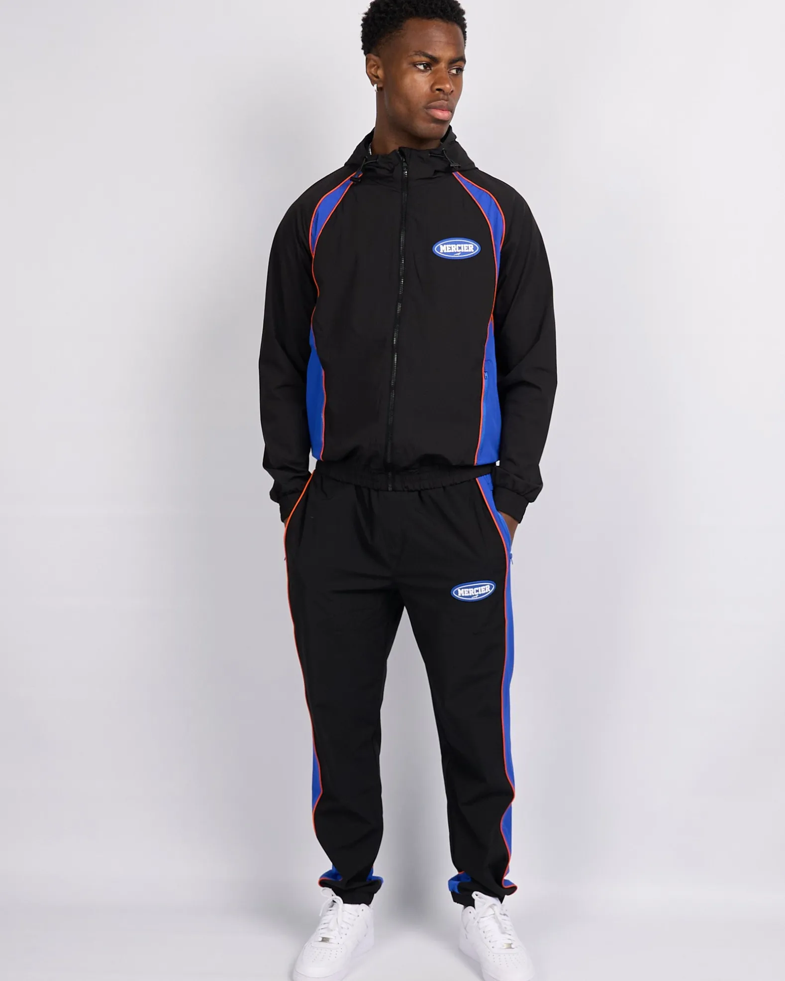 Black Mercier Maison Racer Track Top