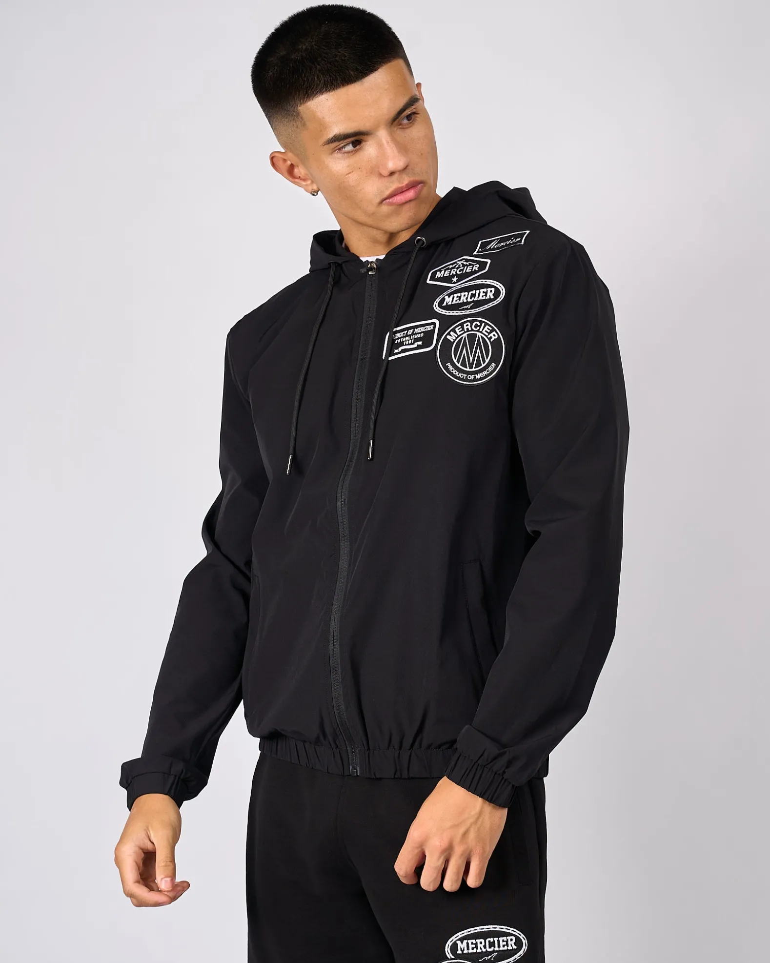 Black Mercier Mono Windbreaker