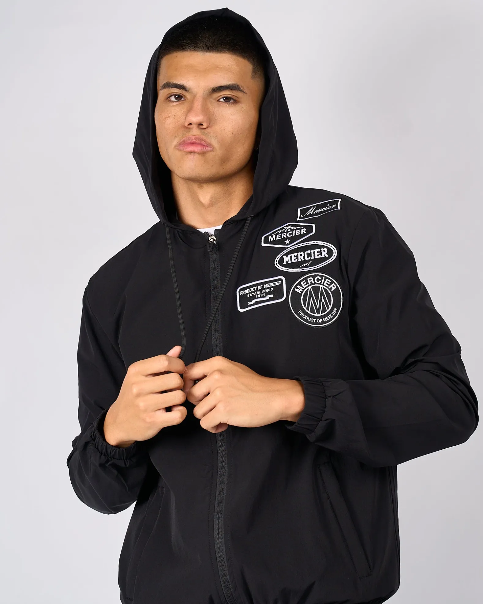 Black Mercier Mono Windbreaker