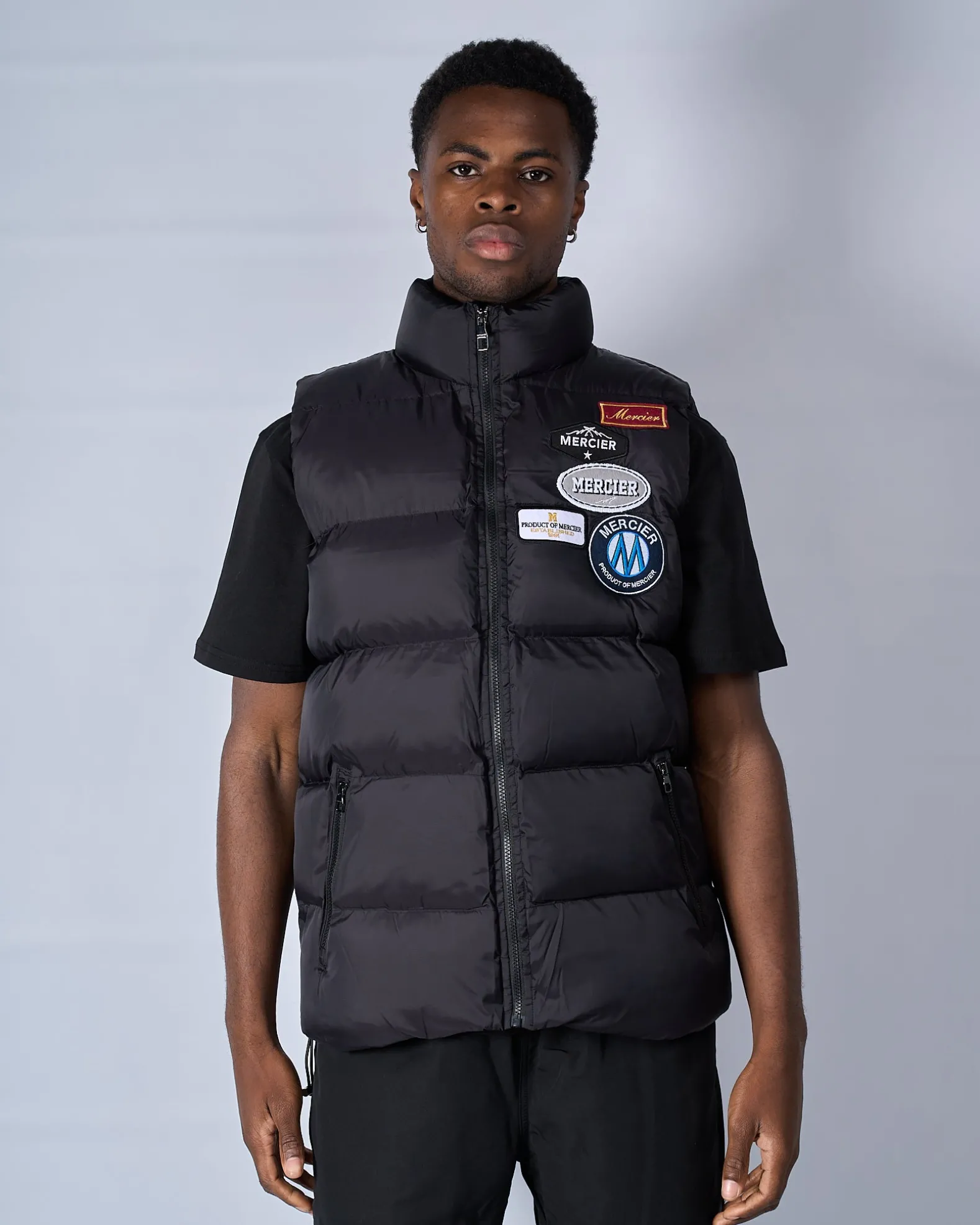 Black Mercier OG Badge Gilet