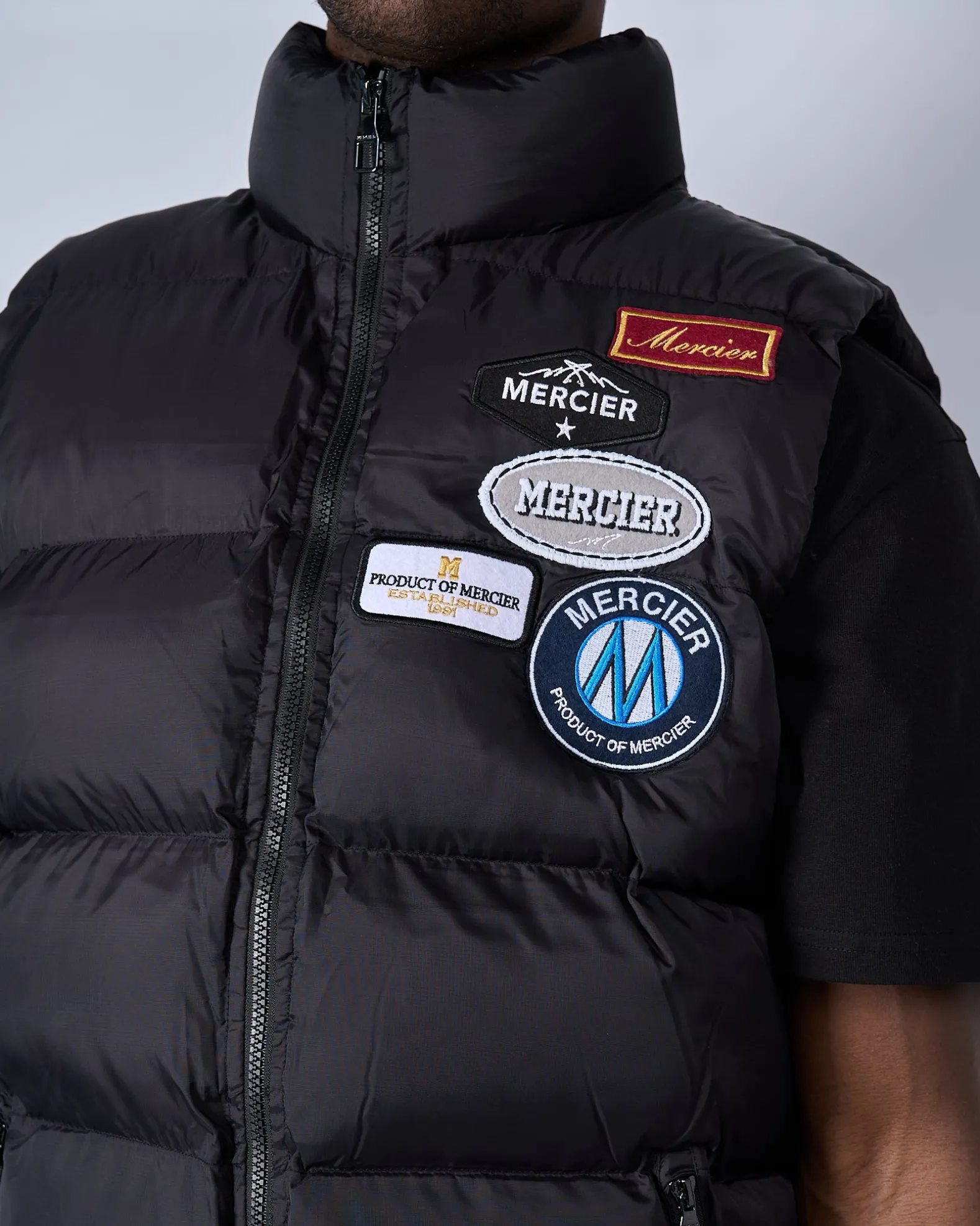 Black Mercier OG Badge Gilet