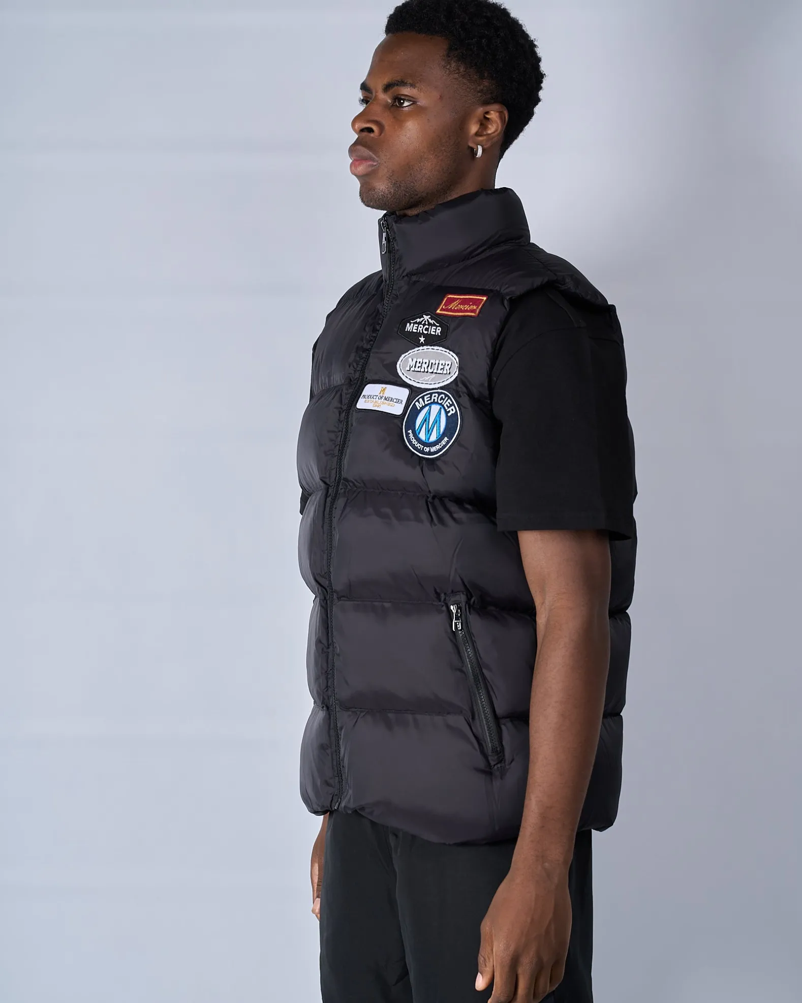 Black Mercier OG Badge Gilet