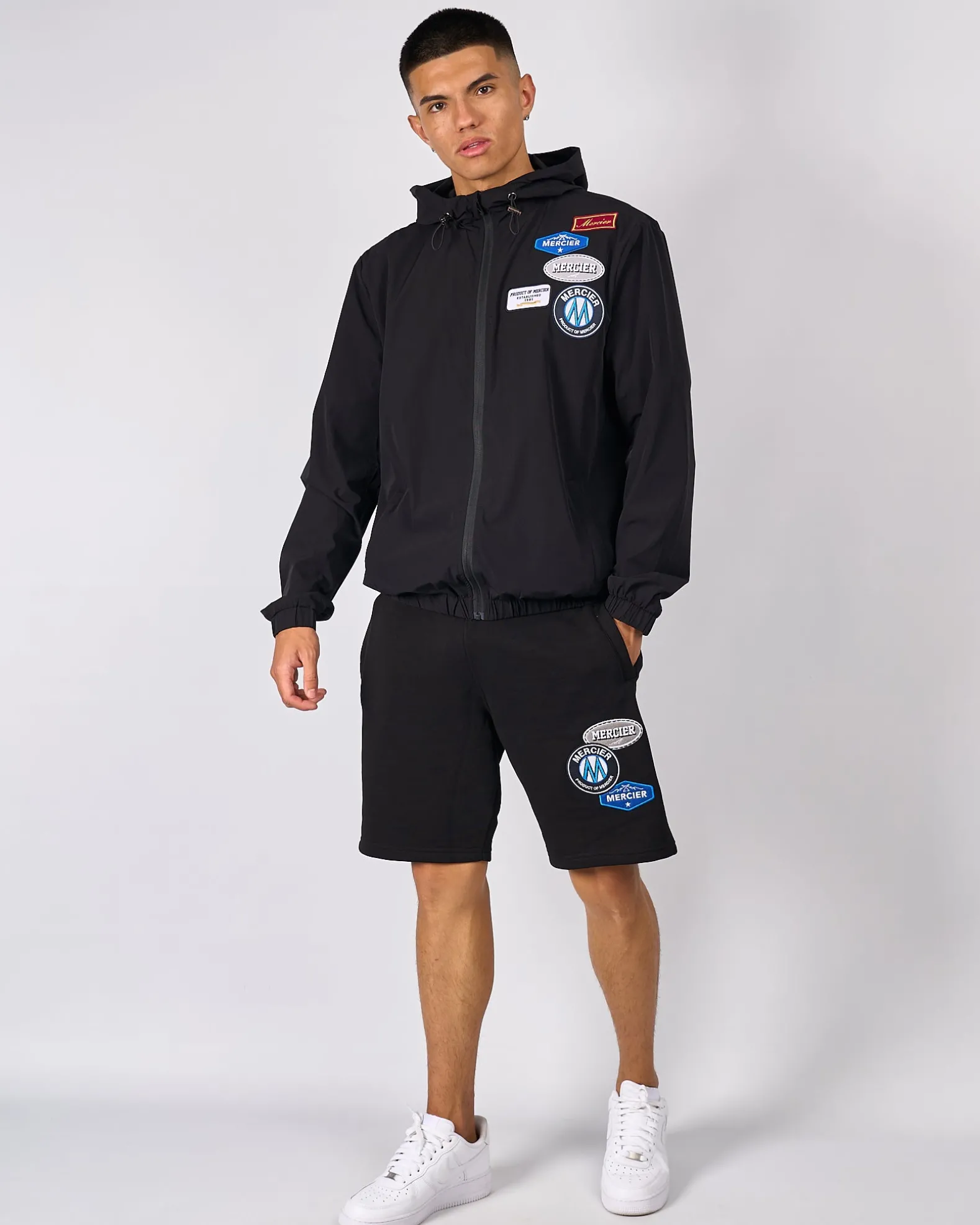 Black Mercier OG Badge Windbreaker