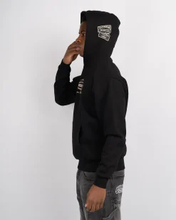 Black Mercier Round Up Hoodie