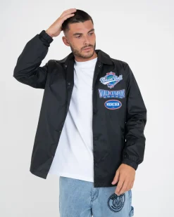 Black Mercier World Coach Jacket