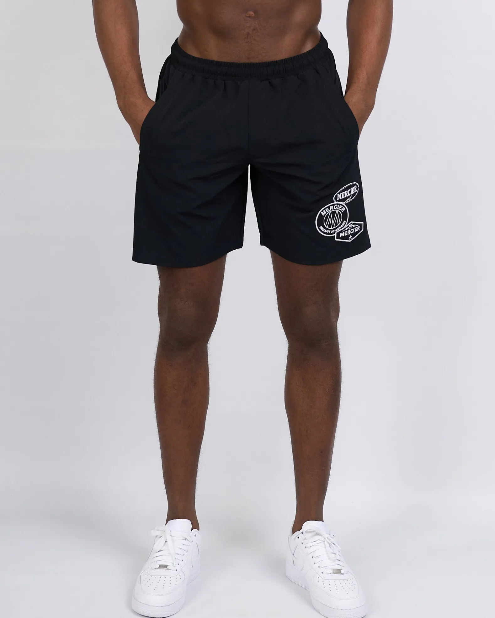 Black Mono Mercier Swim Shorts