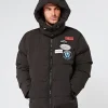 Black OG Badge Puffer Jacket