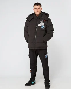 Black OG Badge Puffer Jacket
