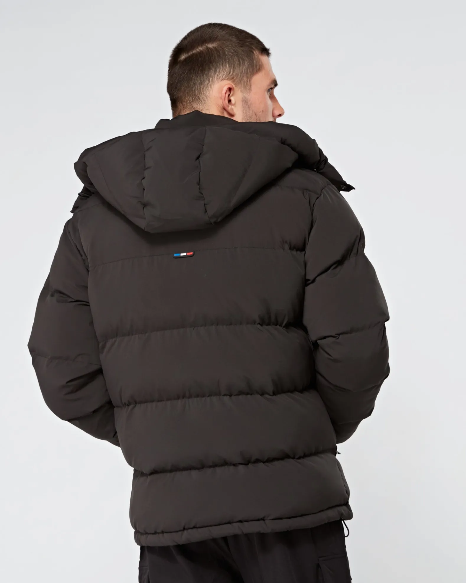 Black OG Badge Puffer Jacket