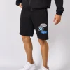 Black OG Mercier Badge Shorts