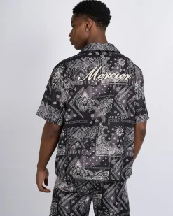 Black Paisley Resort Shirt