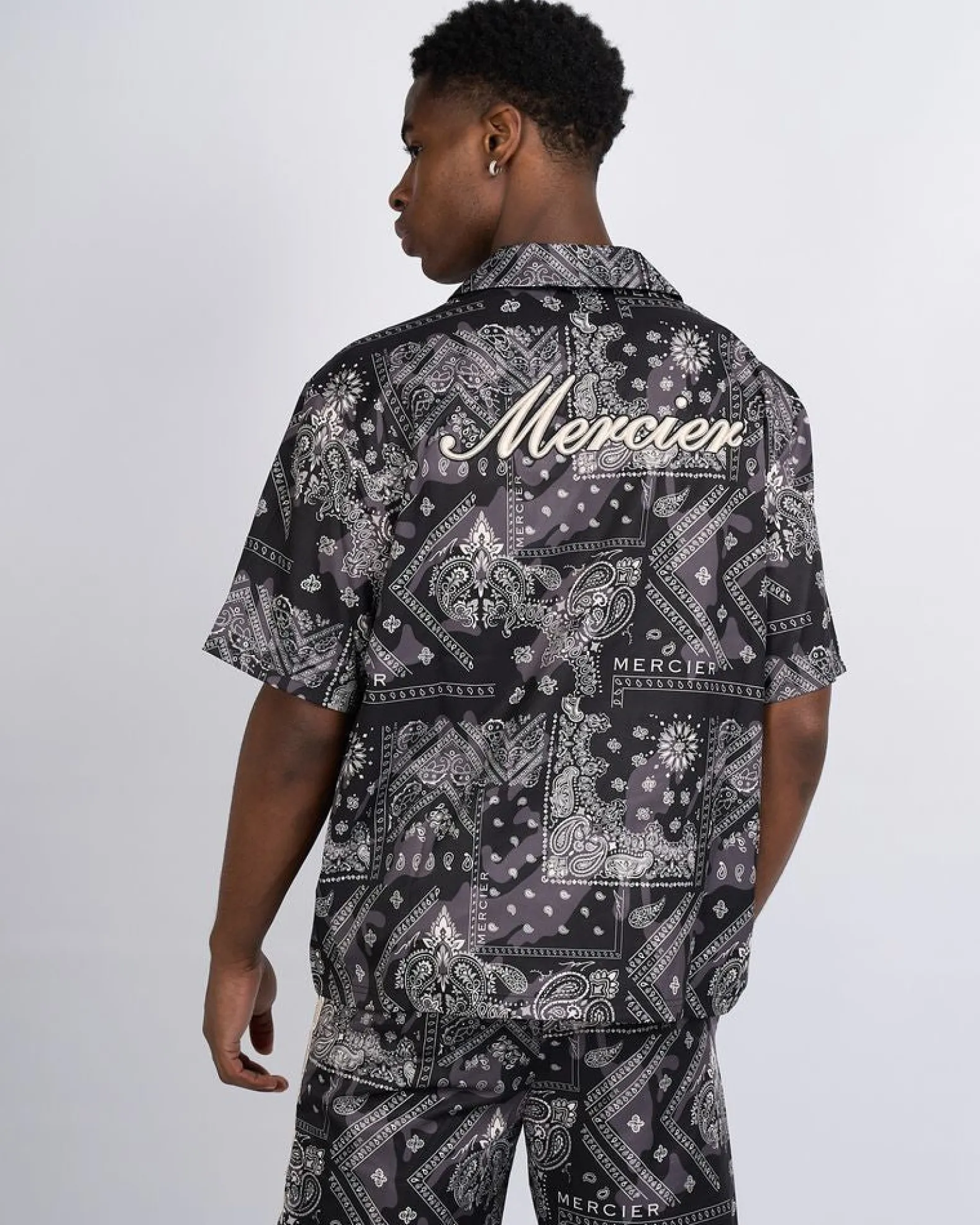 Black Paisley Resort Shirt