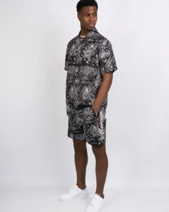 Black Paisley Resort Shirt