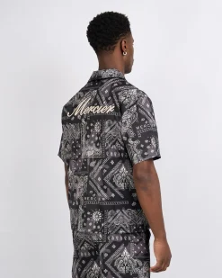 Black Paisley Resort Shirt