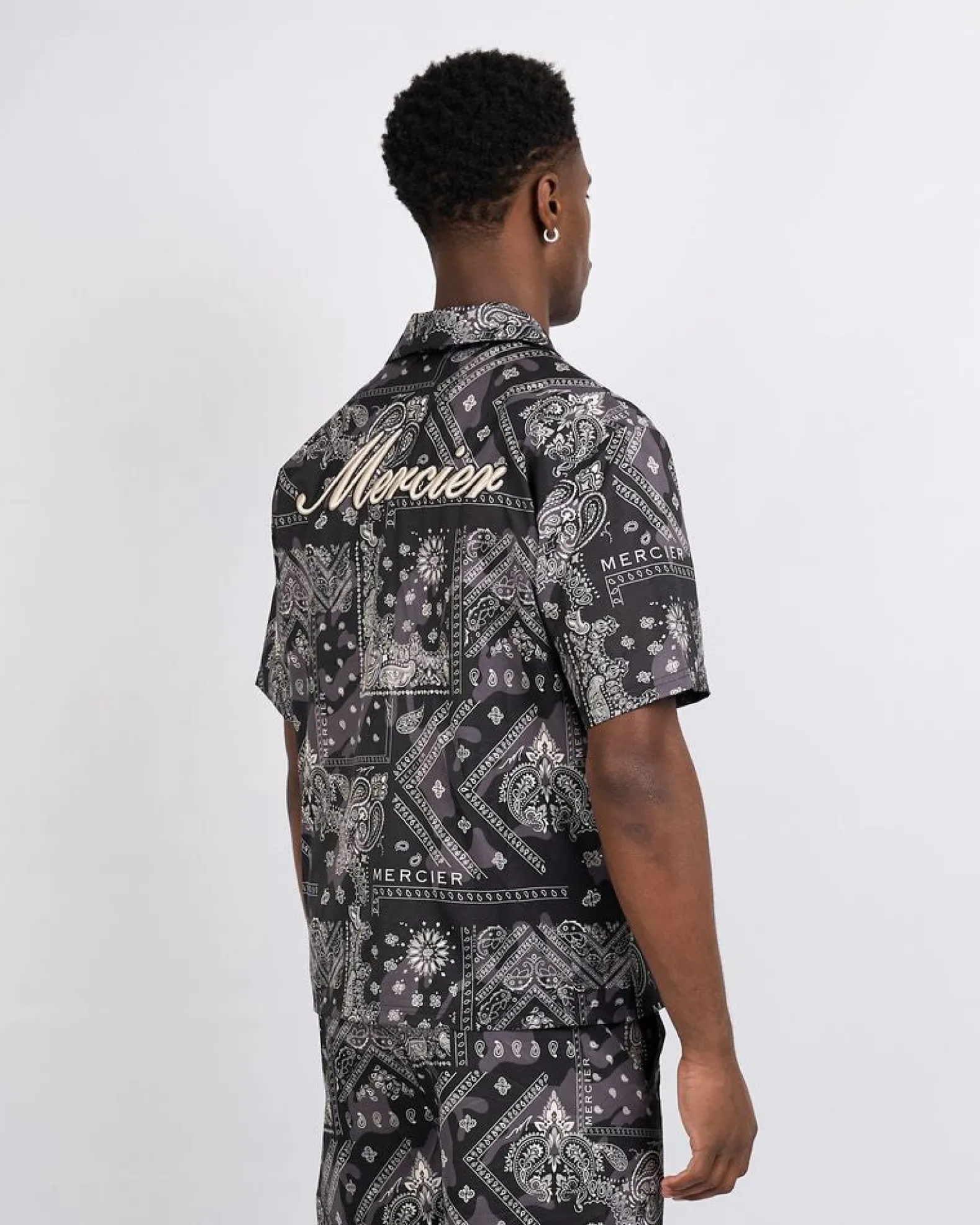 Black Paisley Resort Shirt