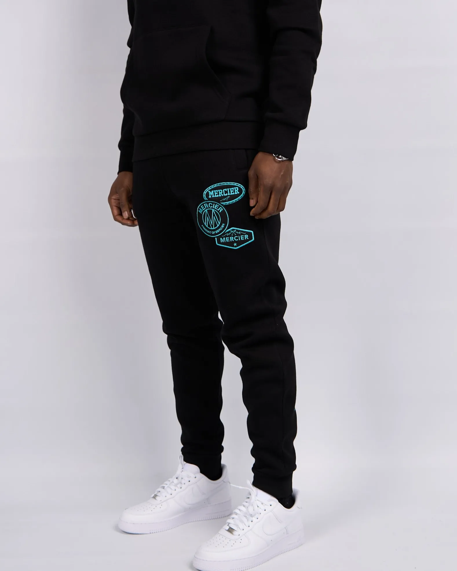 Black Tiffany OG Badge Joggers
