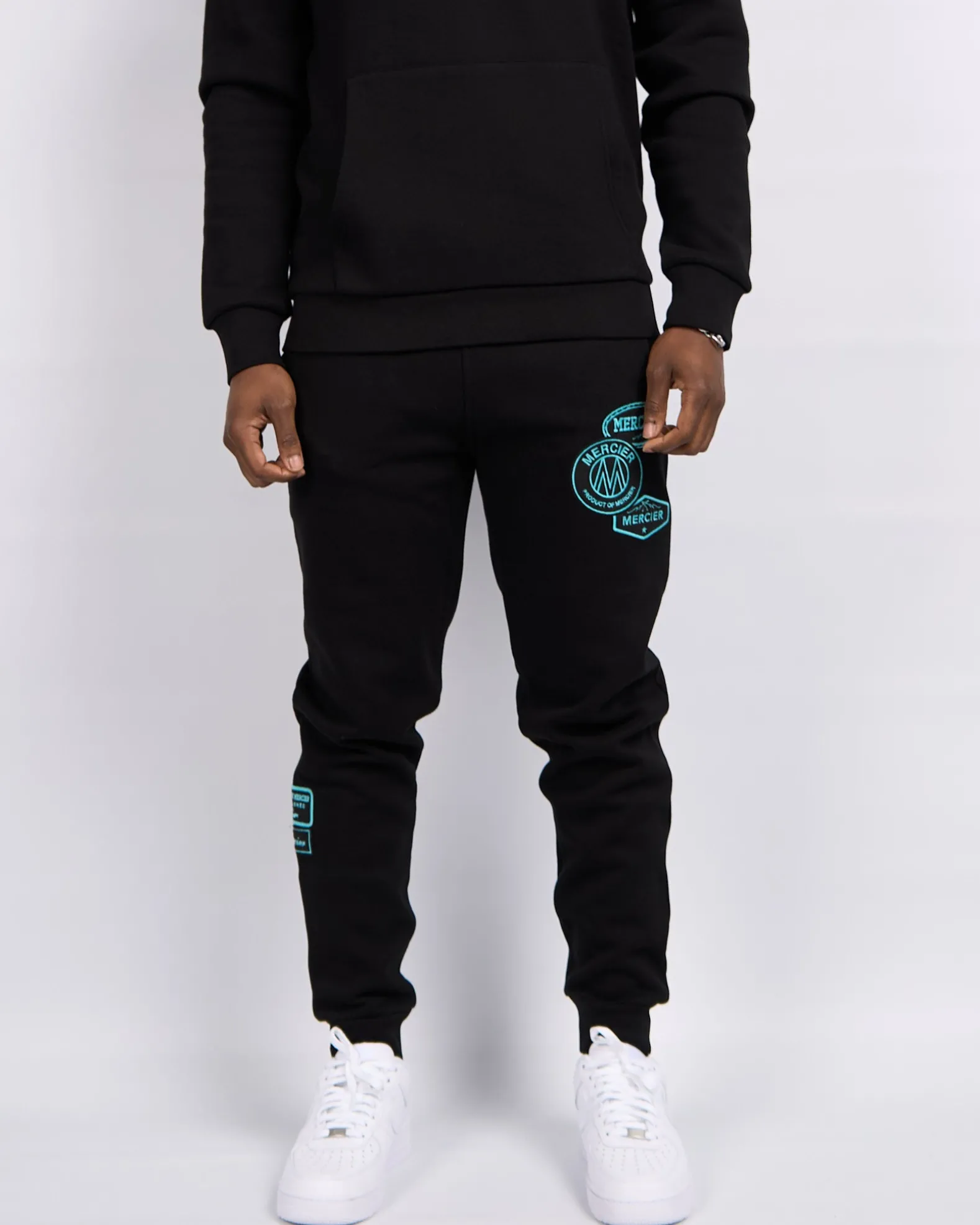 Black Tiffany OG Badge Joggers