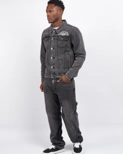 Charcoal Court Denim Jacket