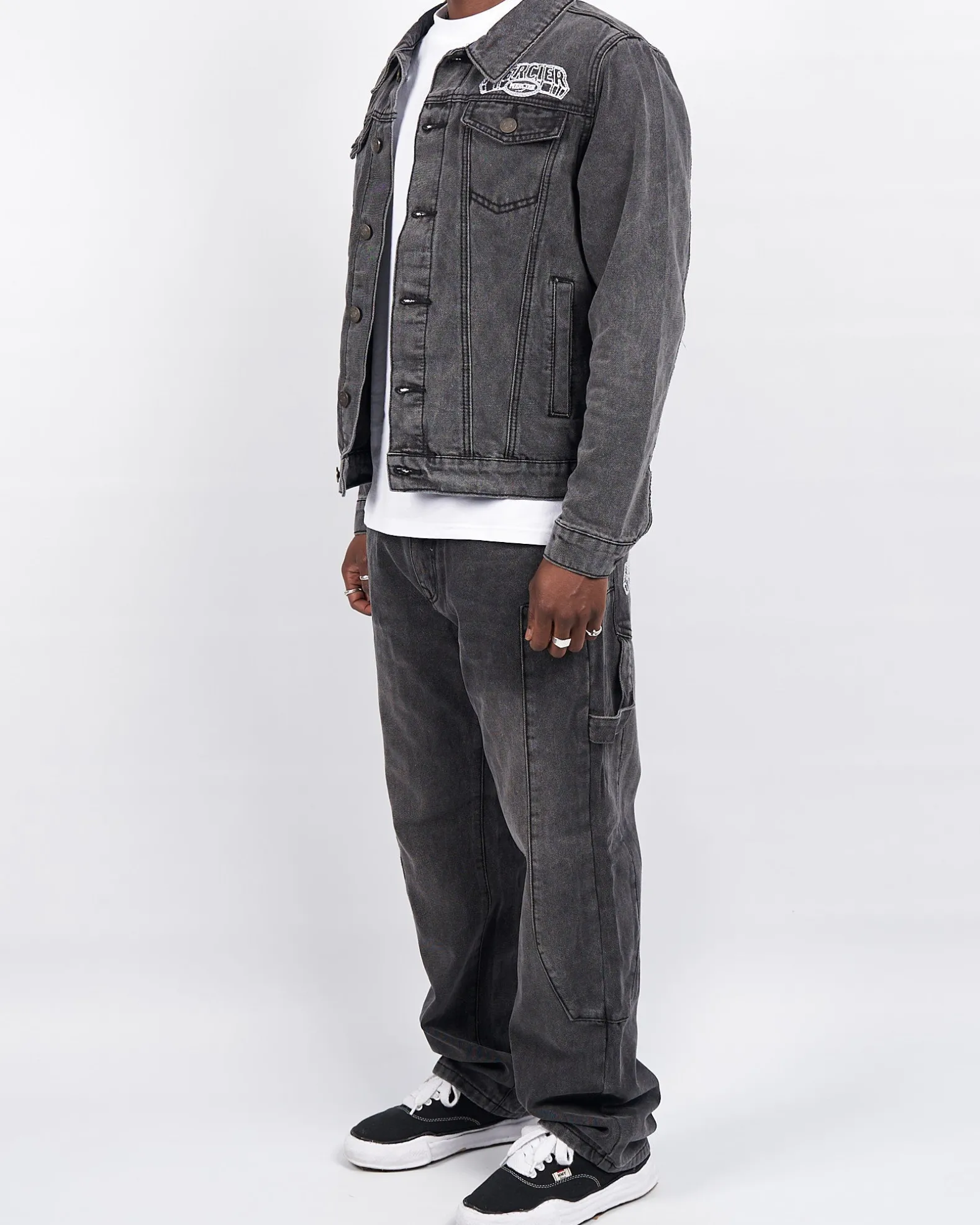 Charcoal Court Denim Jacket