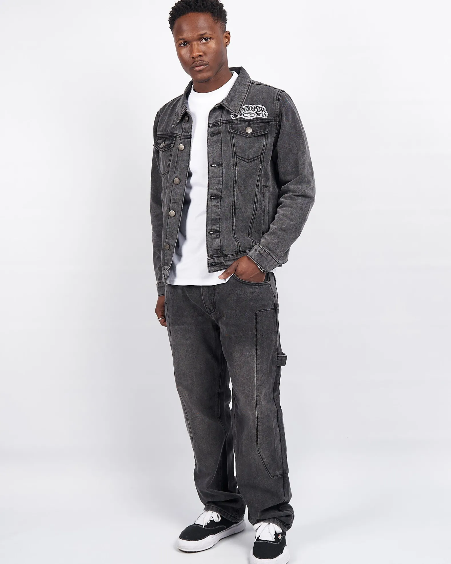 Charcoal Court Denim Jacket