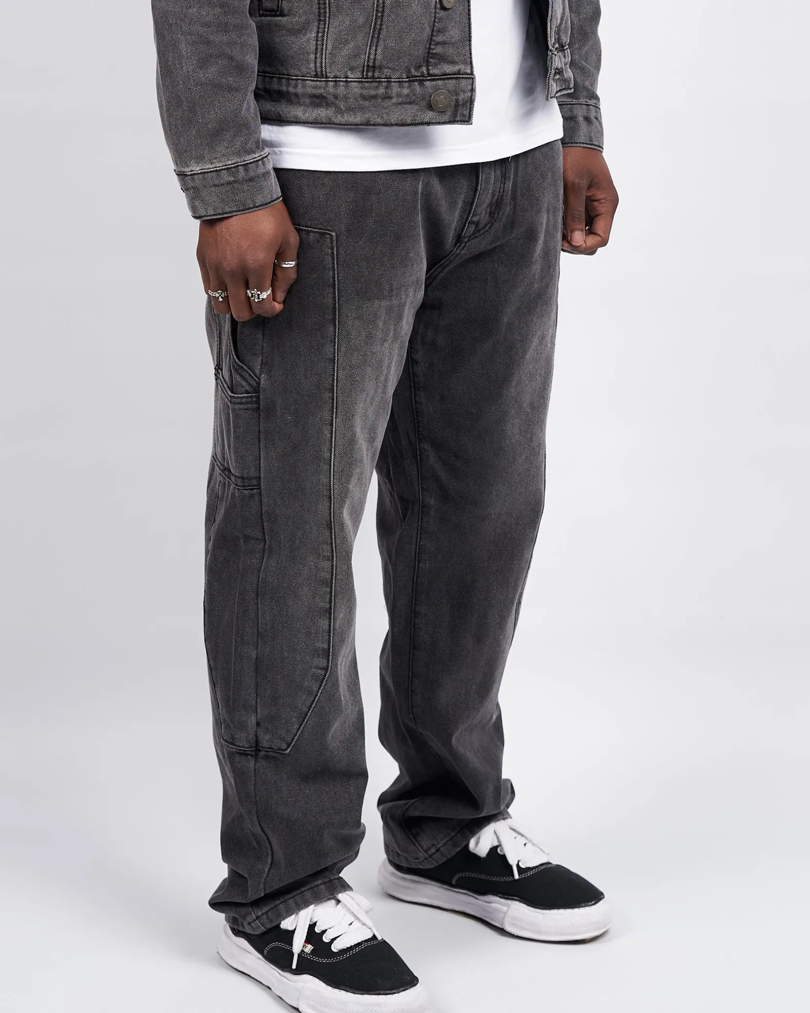 Charcoal Court Relaxed Jeans