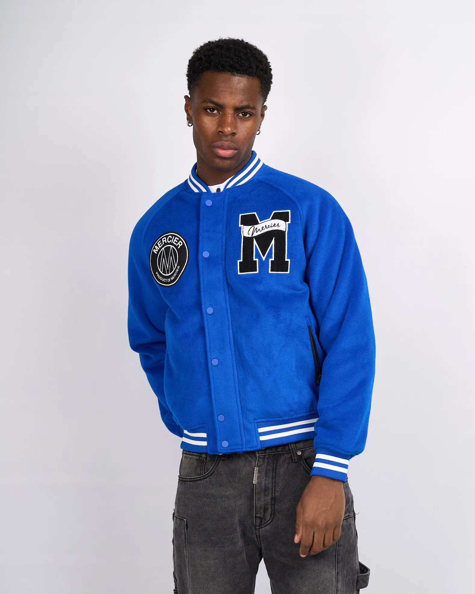 Cobalt Mercier Baseball Jacket