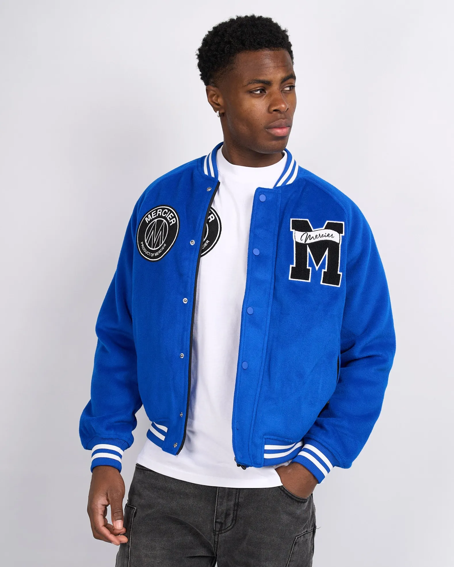 Cobalt Mercier Baseball Jacket