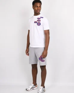 Grey Marl Contrast OG Badge Shorts
