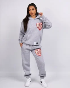 Grey Marl Mercier Heart Joggers
