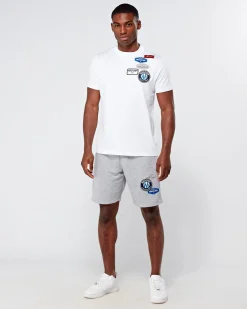 Grey Marl OG Mercier Badge Shorts