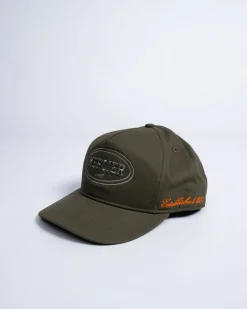 Khaki Unstructured Maison Cap