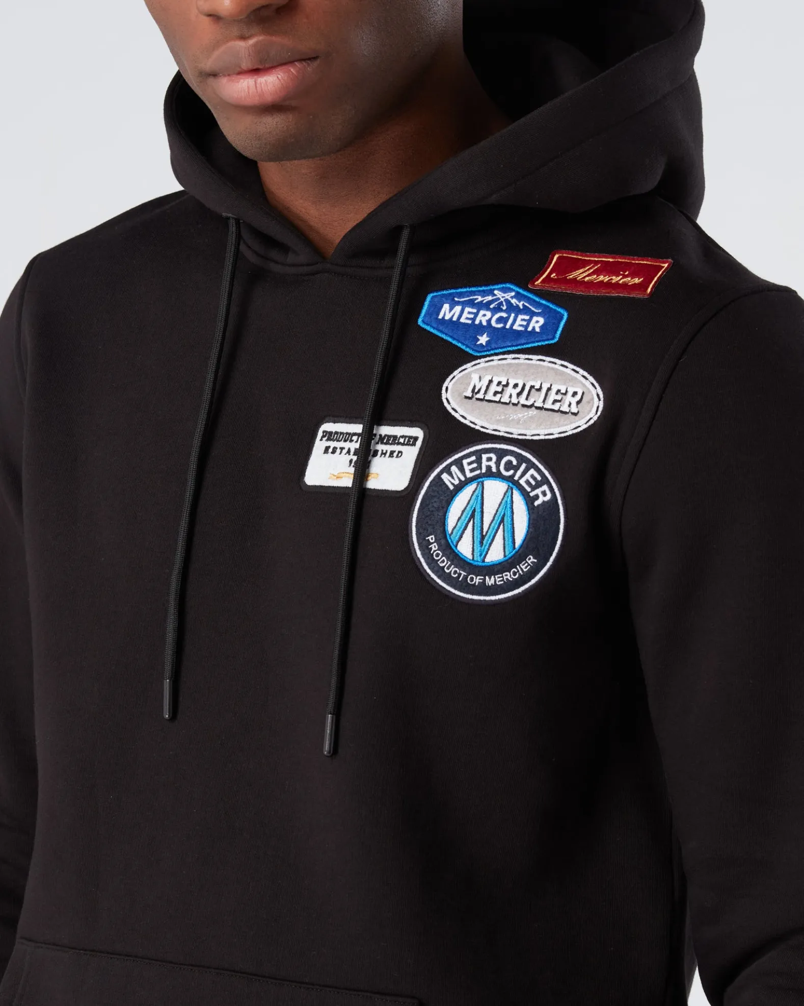 Mercier OG Badge Hoodie Black
