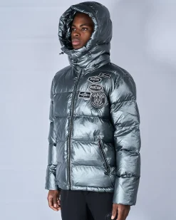 Metallic Mono Badge Jacket