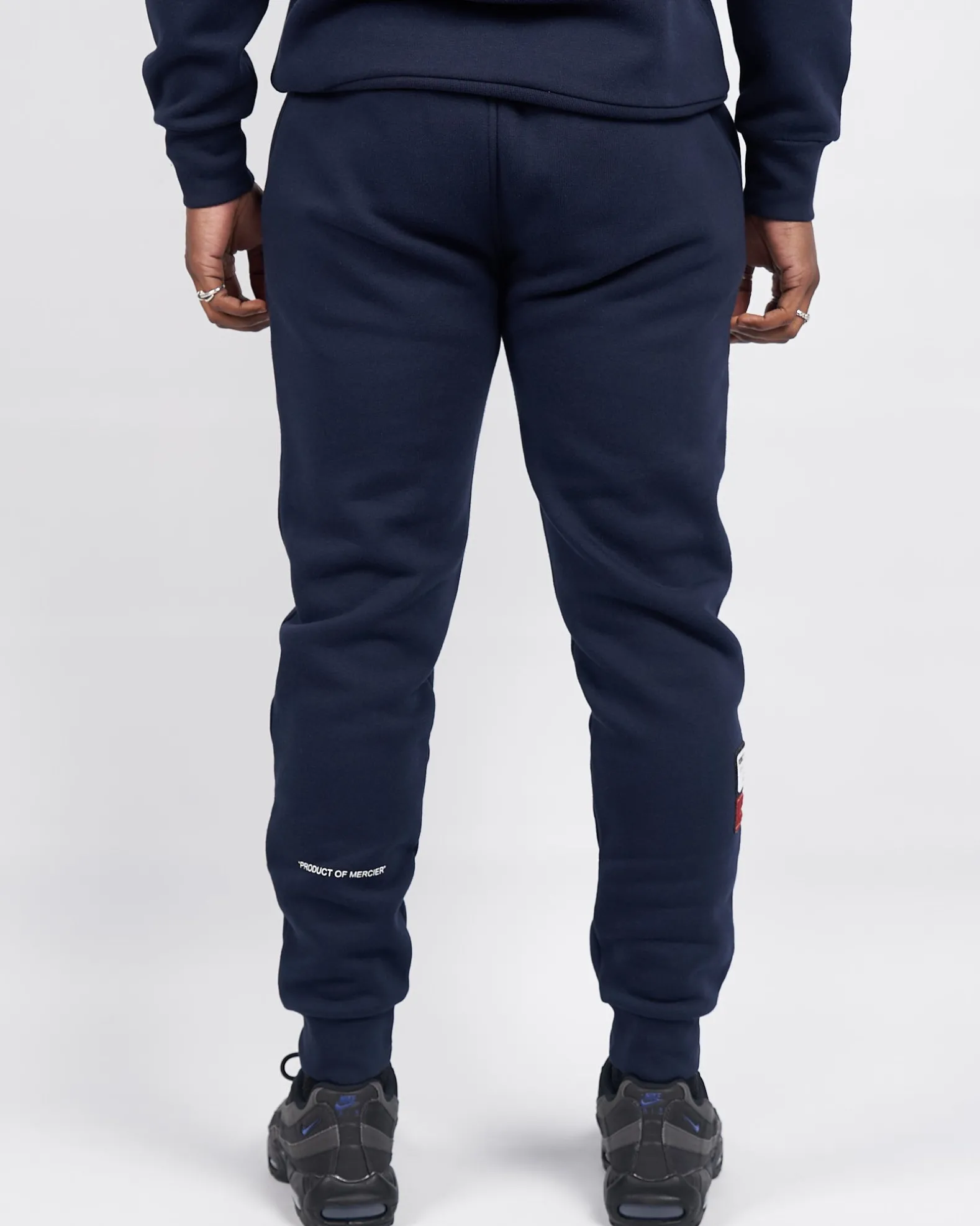 Navy Mercier OG badge joggers