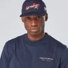 Navy Mercier Ornate Cap