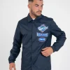 Navy Mercier World Coach Jacket